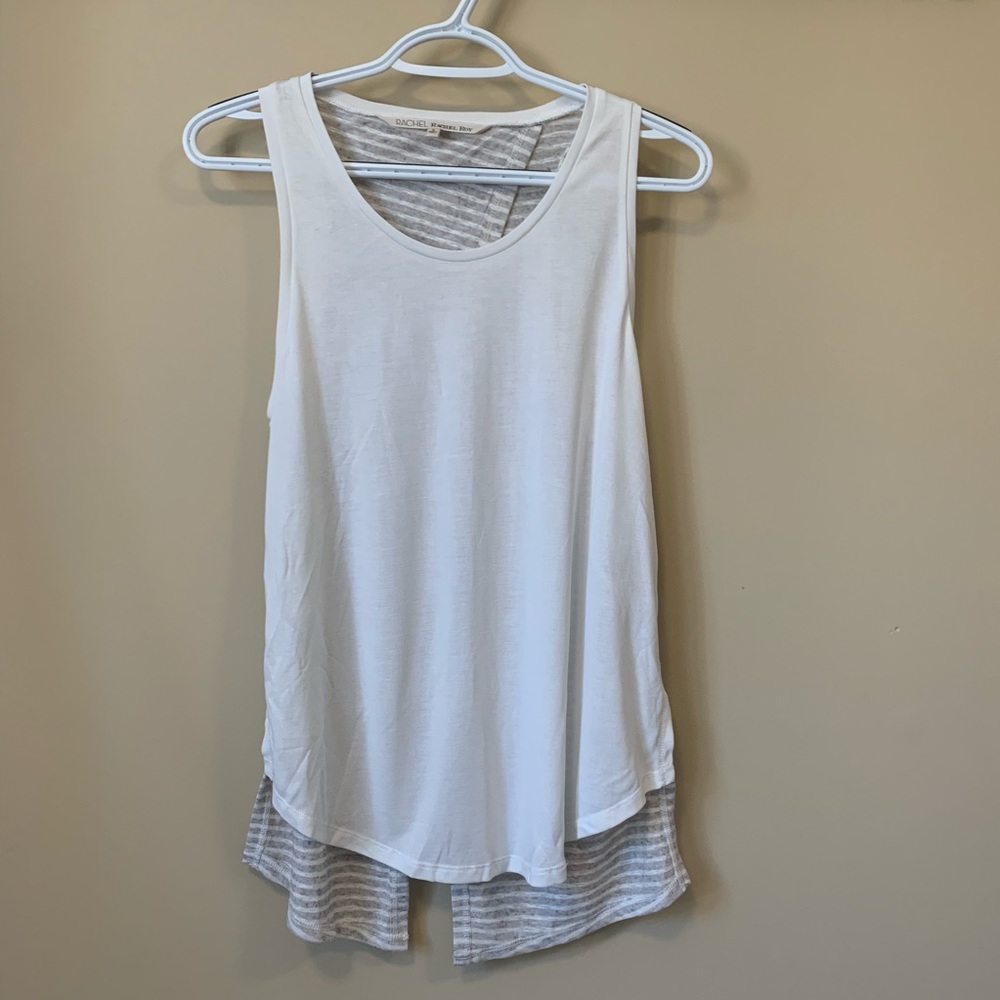 Rachel Roy Split-Back Sleeveless Top